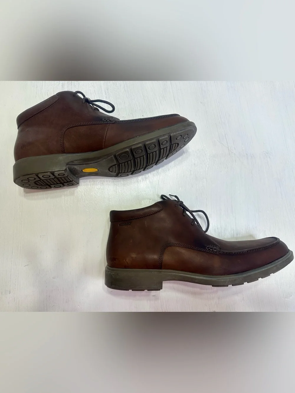 Sebago Raleigh Dryside Waterproof Chukka Boots Dark Brown Men’s 11M Vibram